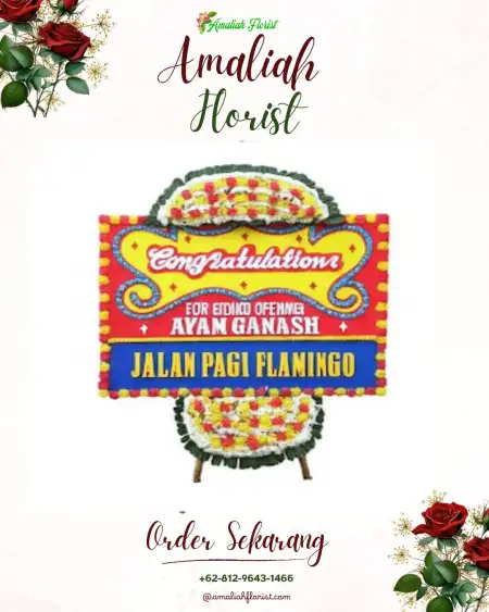 Sewa Papan Bunga Kamplas